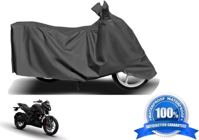 SMARTER RIDE Waterproof Two Wheeler Cover for Bajaj(Pulsar N160, Grey)