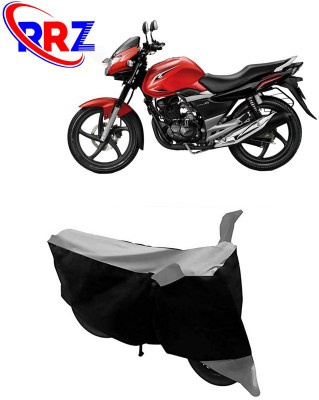 RRZ Waterproof Two Wheeler Cover for Suzuki(GS 150R, Black, Grey)