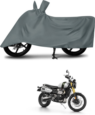 aosis Waterproof Two Wheeler Cover for Triumph(Scrambler 1200, Grey)