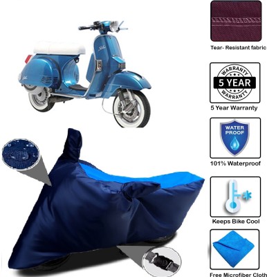 MISSION COLLECTION Waterproof Two Wheeler Cover for LML(Star Euro, Blue)