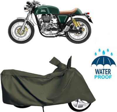 Autoinnovation Waterproof Two Wheeler Cover for Royal Enfield(Green)