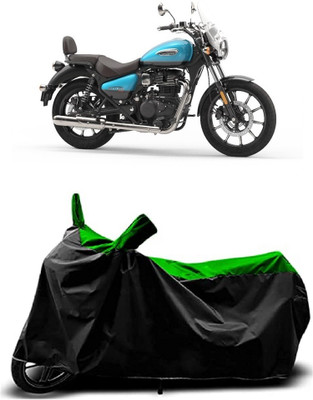 VESMEI Two Wheeler Cover for Royal Enfield(Meteor BS6, Green)