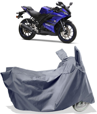 Amexride Two Wheeler Cover for Yamaha(YZF R15 BS6, Grey)