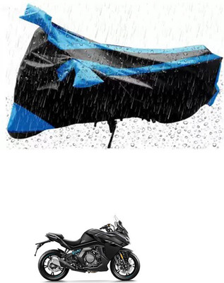 RONISH Waterproof Two Wheeler Cover for CFMoto(650GT, Blue)