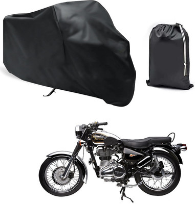 CODOKI Waterproof Two Wheeler Cover for Royal Enfield(Electra Delux, Black)