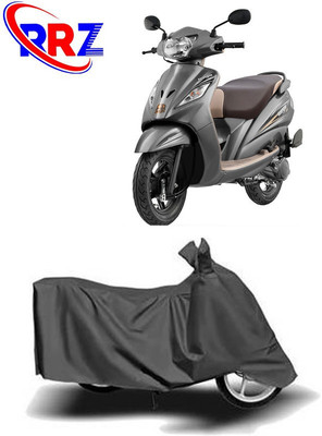 RRZ Waterproof Two Wheeler Cover for TVS(Wego, Grey)
