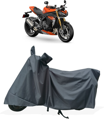 Tricway Two Wheeler Cover for Triumph(Speed Triple, Grey)