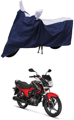 Mdstar Waterproof Two Wheeler Cover for Hero(New CBZ, Blue, White)