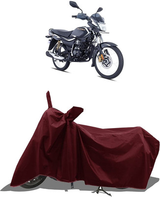 WMIZEXA Waterproof Two Wheeler Cover for Bajaj(Platina 110, Maroon)