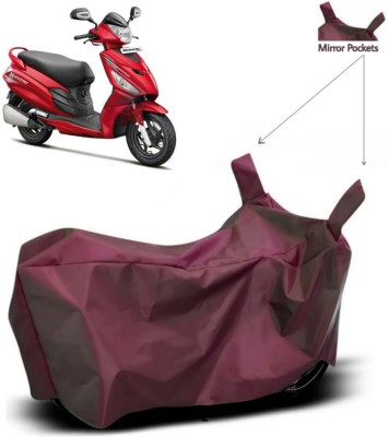 ma collections Waterproof Two Wheeler Cover for Hero(Maestro, Maroon)