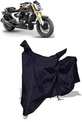 Amexride Two Wheeler Cover for TVS(Zeppelin BS6, Black)