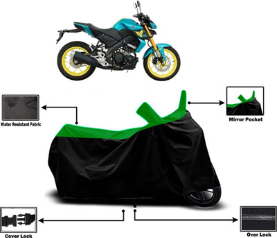 Amexride Two Wheeler Cover for Yamaha(MT 15 New, Green)