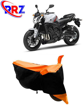 RRZ Waterproof Two Wheeler Cover for Yamaha(FZ1, Black, Orange)