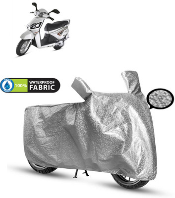 CODOKI Waterproof Two Wheeler Cover for Mahindra(Gusto, Silver)
