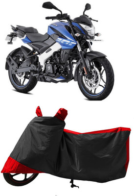 GROFATIK Two Wheeler Cover for Bajaj(Pulsar NS 200, Red)