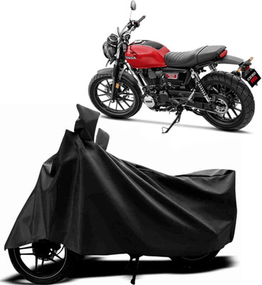 DeepShakshi AUTOMOTIVE Waterproof Two Wheeler Cover for Honda(CB 400, Black)