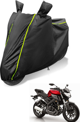MOCKHE Waterproof Two Wheeler Cover for Suzuki(Gixxer, Black)