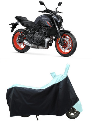 Coxtor Waterproof Two Wheeler Cover for Yamaha(MT 07, White)