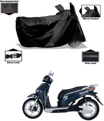 GOSHIV-car and bike accessories Waterproof Two Wheeler Cover for Okinawa(Black)