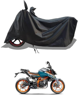 KEDIT Two Wheeler Cover for KTM(Duke 390 ABS, Black)
