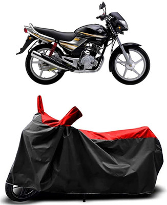 KEDIT Two Wheeler Cover for Yamaha(Libero, Red, Black)