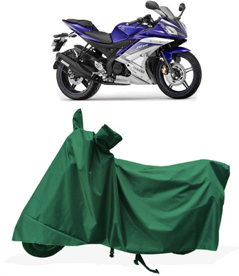 Tricway Two Wheeler Cover for Yamaha(YZF-R15 V2 BS6, Green)