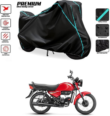 PAGORA Waterproof Two Wheeler Cover for Hero(HF Dawn BS6, Black)
