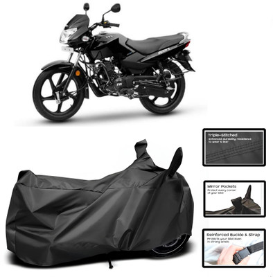 WMIZEXA Two Wheeler Cover for TVS(Sport BS6, Black)
