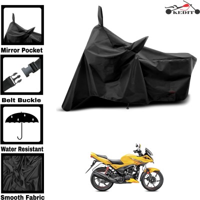 KEDIT Two Wheeler Cover for Universal For Bike(Ignitor, Black)