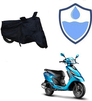 DeepShakshi AUTOMOTIVE Waterproof Two Wheeler Cover for TVS(Zest, Black)