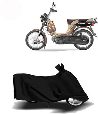 DeepShakshi AUTOMOTIVE Waterproof Two Wheeler Cover for TVS(XL 100, Black)
