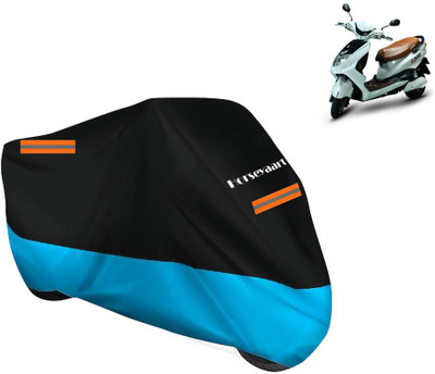 Horseyaart Waterproof Two Wheeler Cover for Okinawa(Raise, Blue)