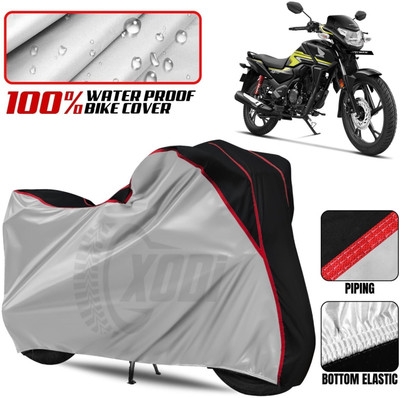 xodi Waterproof Two Wheeler Cover for Honda(SP125, Silver, Black)