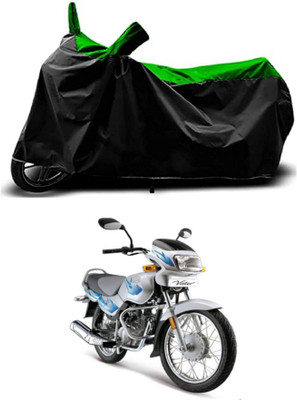 VESMEI Two Wheeler Cover for TVS(Victor Edge, Green)