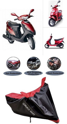 gurukul mart Waterproof Two Wheeler Cover for Mahindra(Mojo UT 300, Black)