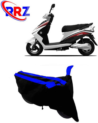 RRZ Waterproof Two Wheeler Cover for Okinawa(Praise, Black, Blue)