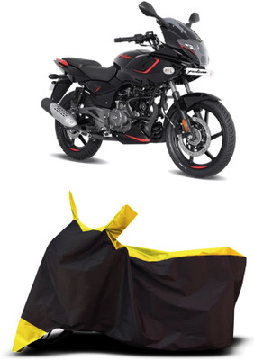 VESMEI Two Wheeler Cover for Bajaj(Pulsar 180F, Yellow)