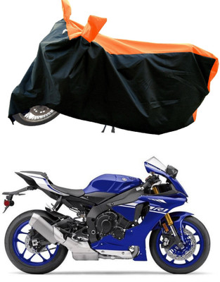 Mdstar Waterproof Two Wheeler Cover for Yamaha(YZF, Orange)