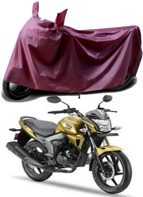 THE REAL ARV Waterproof Two Wheeler Cover for Honda(Dazzler, Maroon)
