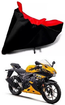 DeepShakshi AUTOMOTIVE Waterproof Two Wheeler Cover for Suzuki(GSX R150, Red, Black)