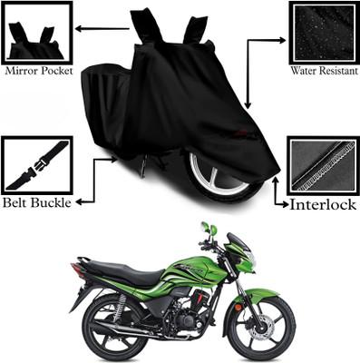 DeepShakshi AUTOMOTIVE Two Wheeler Cover for Hero(Passion Xpro, Black)