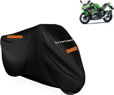 Horseyaart Waterproof Two Wheeler Cover for Kawasaki(Ninja 400, Black)