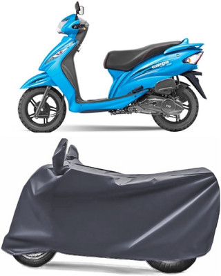 V VINTON Two Wheeler Cover for TVS(Wego, Grey)