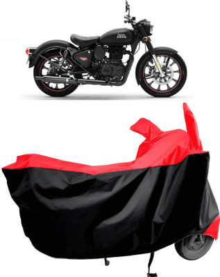 KEDIT Two Wheeler Cover for Royal Enfield(Classic 350, Red)