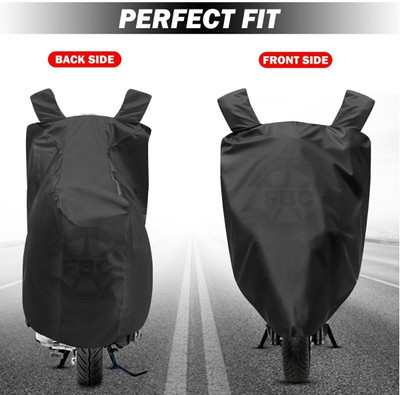 OliverX Waterproof Two Wheeler Cover for Bajaj(Pulsar 220F, Black)
