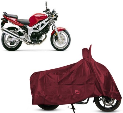 EGAL Waterproof Two Wheeler Cover for Suzuki(SV 650, Maroon)