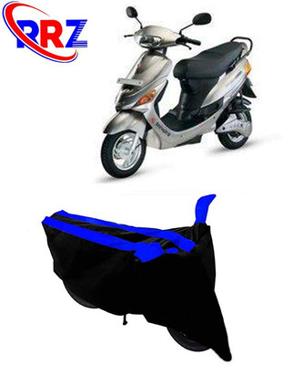RRZ Waterproof Two Wheeler Cover for Hero(Electric E-Sprint, Black, Blue)