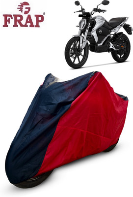 Frap Two Wheeler Cover for Revolt(RV 300, Red, Black)
