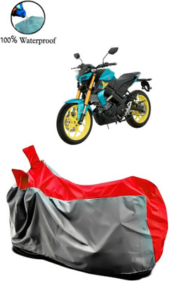APNEK Waterproof Two Wheeler Cover for Yamaha(MT 15, Grey, Red)