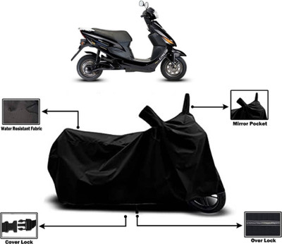 AASHTIK MART Two Wheeler Cover for Hero(Electric Cruz, Black)